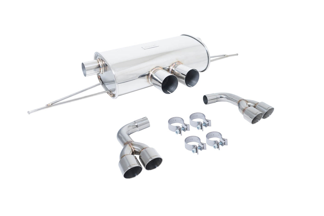 Megan Racing Supremo Exhaust System for BMW X5M (F85) 2015+ / X6M (F16) 2014+ (Excludes Regular X5/X6) - Stainless Rolled Tip