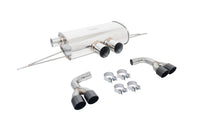 Megan Racing Supremo Exhaust System for BMW X5M (F85) 2015+ / X6M (F16) 2014+ (Excludes Regular X5/X6) - Black Chrome Tips - 
