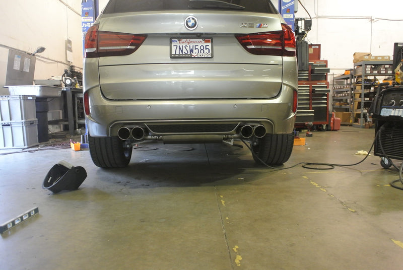 Megan Racing BMW X5M (F85) 2015+ / X6M (F16) 2014+ (Excludes Regular X5/X6) Supremo Exhaust - Raw Metal Tips - MR-ABE-BX5M15-