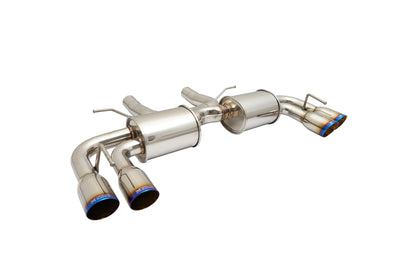 Chevrolet Camaro SS 2016-2023 Exhaust System (Burnt Roll Quad Tip) - MR-ABE-CCA16-V2-VO
