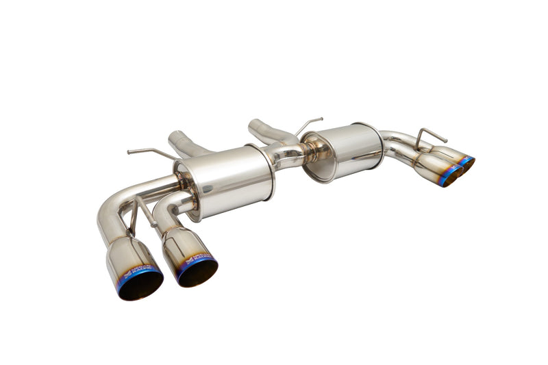 Megan Racing Chevrolet Camaro SS 2016-2023 Exhaust System (Burnt Roll Quad Tip) - MR-ABE-CCA16-V2-VO