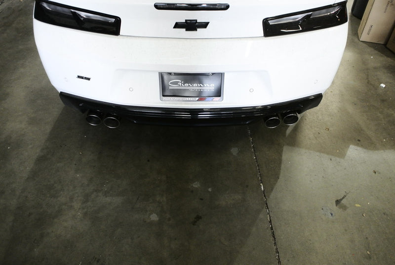 Megan Racing Chevrolet Camaro SS 2016-2023 Exhaust System (Stainless Quad Tip) - MR-ABE-CCA16-V2
