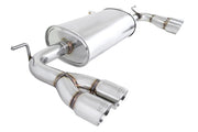Megan Racing Hyundai Genesis Coupe 2009-2016 2.0L Turbo - Stainless Rolled Tips - Turbo Type - MR-ABE-HG09-SRT + MIDPIPE-HG09