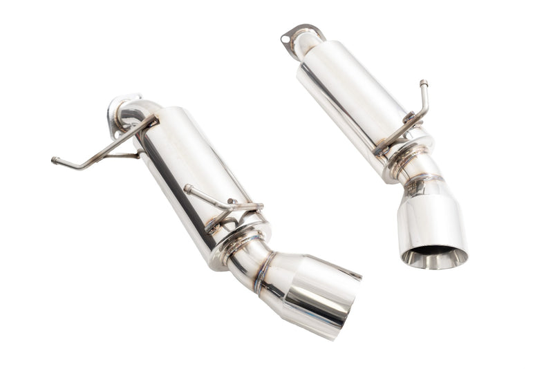 Megan Racing Infiniti G37 Coupe 08-13 / Q60 14-15 Dual Canister Exhaust System - LWT-ABE-IG08