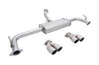 Megan Racing Lexus NX200T 14-20 Exhaust System - Stainless Rolled Tips - MR-ABE-LN15