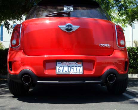 Megan Racing Mini Countryman R60 11-16 Stainless Rolled Tips - MR-ABE-MCC11-SRT