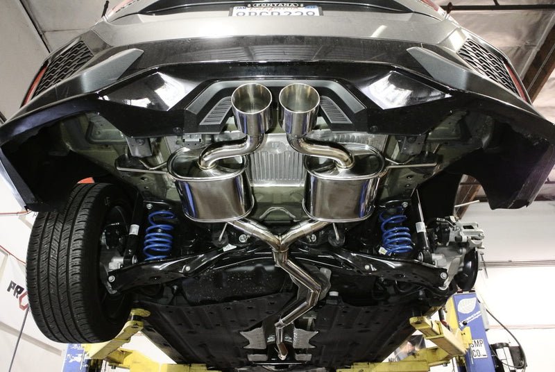 Megan Racing Honda Civic 16-21 1.5 Turbo 5-Door Hatchback (Sport Trim Only) Cat-Back Exhaust System Stainless Tip - MR-CBS-HC