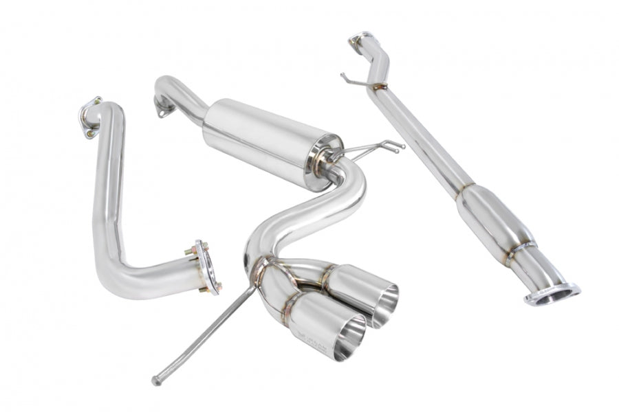 Megan Racing Hyundai Veloster 2012-2018 Type 2 Exhaust - Stainless Rolled Tips - MR-CBS-HYV11-SRT