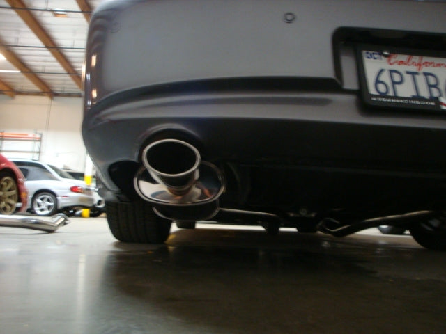 Megan Racing Infiniti G35 07-08 / G37 Sedan 09-13 - Stainless Rolled Tips - OE-RS - MR-CBS-IG094D-SRT-RR+RL+M