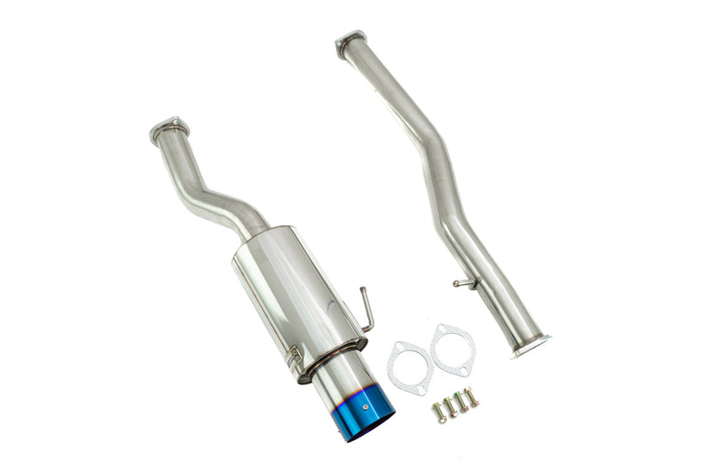 Megan Racing Infiniti G35 03-07 DS Exhaust System - Blue Tip - MR-CBS-N3Z-DS-BT + MR-XT-1618