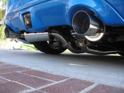 Megan Racing Nissan 370Z 2009+ - Stainless Rolled Tips - Drift Spec - MR-CBS-N7Z09-DS-R+M
