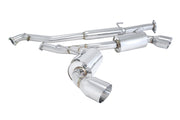 Megan Racing Scion FR-S 13-16 / Subaru BRZ 2013+ / Toyota 86 2017 -  Stainless Rolled Tip - NA Type - MR-CBS-SFR12V2-M + MR-C