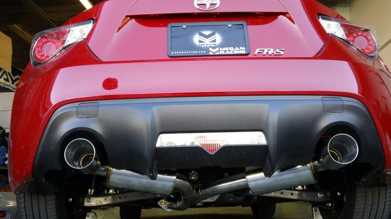 Megan Racing Scion FR-S 13-16 / Subaru BRZ 2013+ / Toyota 86 2017 -  Stainless Rolled Tip - NA Type - MR-CBS-SFR12V2-M + MR-C