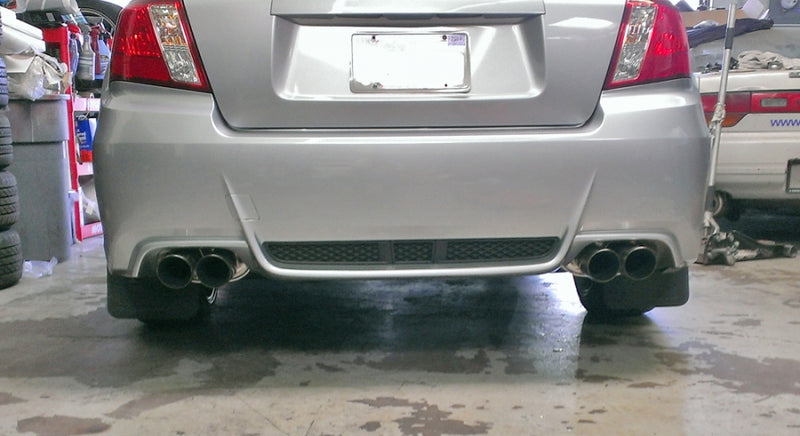 Megan Racing Subaru WRX 2011-2014 Sedan - Stainless Rolled Tips - OE-RS - MR-CBS-SI114D-SRT-R + MR-CBS-SI114D-M