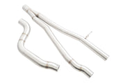 Megan Racing Toyota Supra 19+ OE Type Dual Exit Exhaust System W/ Burnt Blue Tips (3.0L 6-Cyl) - MR-CBS-TS20-OE-R-BT+M