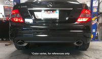 Megan Racing Mercedes Benz C-Class C300/C350 V6 Sedan 08-14 - Burnt Rolled Tips - Rear Section - OE-RS - MR-CBS-W204V6-VO-R+M