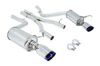 Megan Racing Mercedes Benz C-Class C300/C350 V6 Sedan 08-14 - Burnt Rolled Tips - Rear Section - OE-RS - MR-CBS-W204V6-VO-R+M