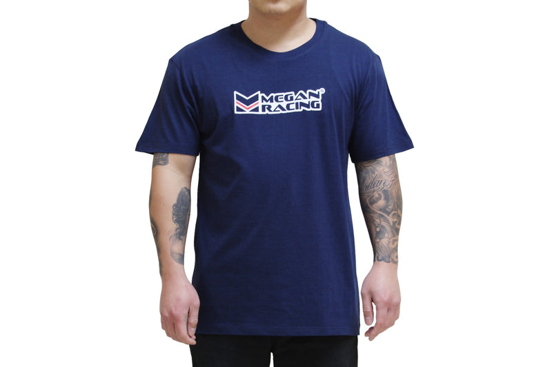 Megan Racing Megan Racing Logo T-Shirt- Blue