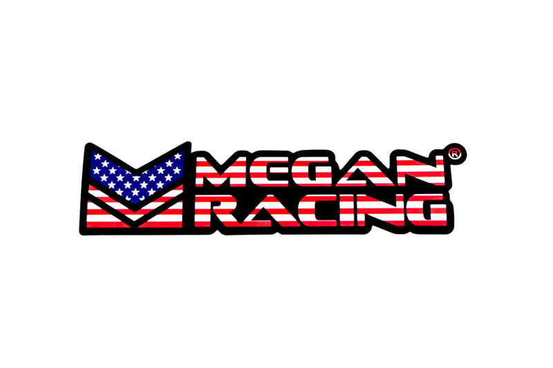 Megan Racing Megan Racing USA Decal Sticker
