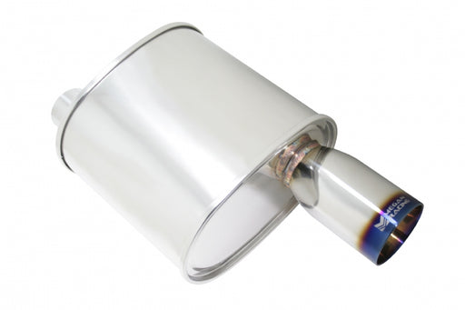 Megan Racing Universal Exhaust F-RT Burnt Tip Muffler - MR-MU-FRT-VO