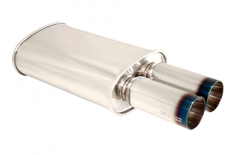 Megan Racing Universal Exhaust M-DT Burnt Tip Muffler - MR-MU-MDT-2