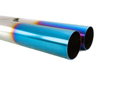 Megan Racing Universal 3" VIP Exhaust Tip Blast Pipe Style (weld-on) - Straight - Blue Tip - MR-UT-D3-BT