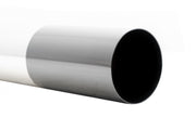 Megan Racing Universal 3" to 4" VIP Exhaust Tips Blast Pipes Style - Single - Straight - Black Chrome Tip - MR-UT-S4-BC