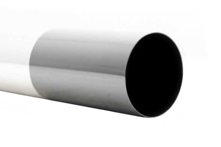 Megan Racing Universal 3" to 4" VIP Exhaust Tips Blast Pipes Style - Single - Straight - Black Chrome Tip - MR-UT-S4-BC