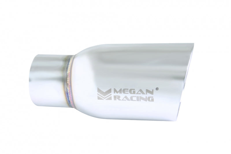 Megan Racing Universal Stainless Steel Chrome 3.5-Inch Tip (2.5-Inch Piping)