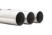 Megan Racing Universal Triple 3" VIP Exhaust Tip Blast Pipe Style (weld-on) - Straight Cut - Stainless Tips - MR-UT-TR3