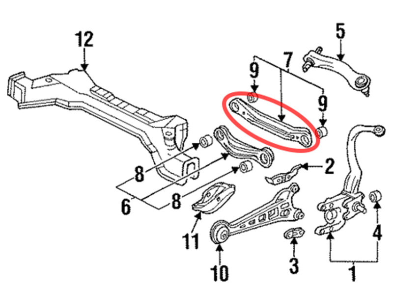 Megan Racing Honda Accord 90-97 Rear Toe Control Arms - MRS-HA-0120