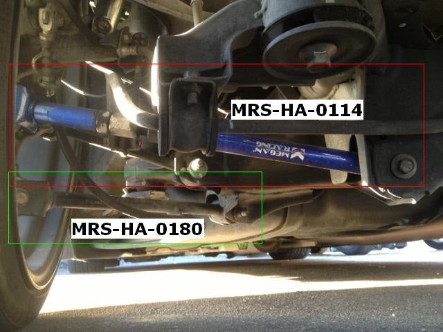 Megan Racing Honda Accord 08-12 Rear Traction Rod - MRS-HA-0180