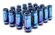 Wheel Mate Muteki Open End Lug Nuts - Blue 12x1.25