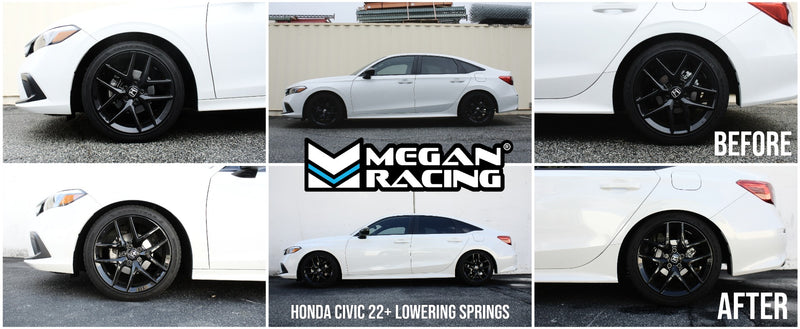 Megan Racing Honda Civic 22+ (Exc Type-R) Lowering Springs - MR-LS-HC22