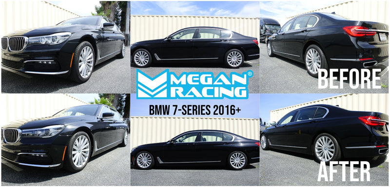 Megan Racing BMW 7-Series 2016+ Air Ride Lowering Link Kit (10mm Ball Size x8)