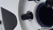Megan Racing 7-Sided Heptagon Open-Ended Lug Nuts (Black, M12x1.5) - MRS-LN-7M1215-O-B