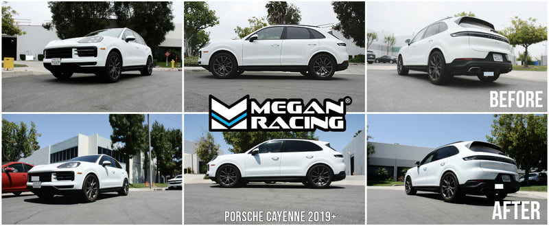 Megan Racing Porsche Cayenne 2019+ (EXC: GTS, Hybrid) Lowering Springs - MR-LS-PC19
