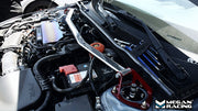 Megan Racing Honda Civic 16-21 (Hatchback) & 2022+ (Exc Hybrid, Type-R) Front Upper Race-Spec Strut Bar - MR-SB-HC22FU-1P