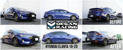 Megan Racing Hyundai Elantra 17-20 (Multi-Link Rear Suspension, AD Chassis) Lowering Springs - MR-LS-HYE16