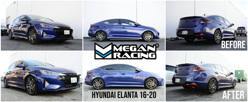 Megan Racing Hyundai Elantra 17-20 (Multi-Link Rear Suspension, AD Chassis) Lowering Springs - MR-LS-HYE16