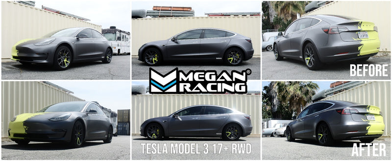 Megan Racing Tesla Model 3 17+ (RWD Only) Lowering Springs - MR-LS-TSL17