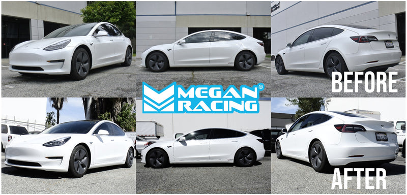 Megan Racing Tesla Model 3 AWD 17+ (EXC RWD) Lowering Springs - MR-LS-TSL317X