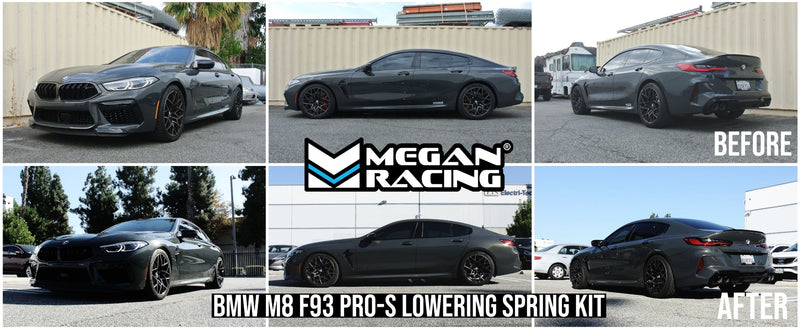 Megan Racing BMW M8 2020+ (F92 / F93) Pro-S Adjustable Lowering Spring System - MR-HLK-BF90M5