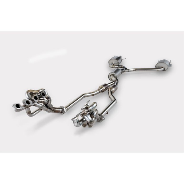 NOVEL Racing Japan Full Headerback Exhaust System for Lexus GS F (Exhaust Manifold / Center Pipe / Valved Rear Twin Muffler)