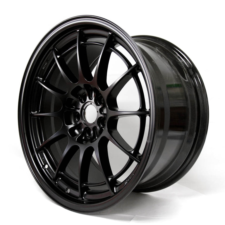 Enkei NT03+M 18x9.5 5x114.3 27mm Offset 72.6mm Bore F1 Matte Black Wheel