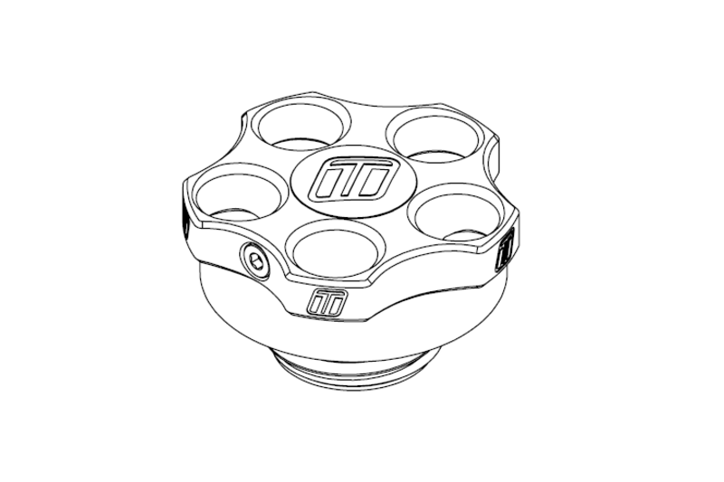 Turbosmart -4AN Centre Clear Oil Cap