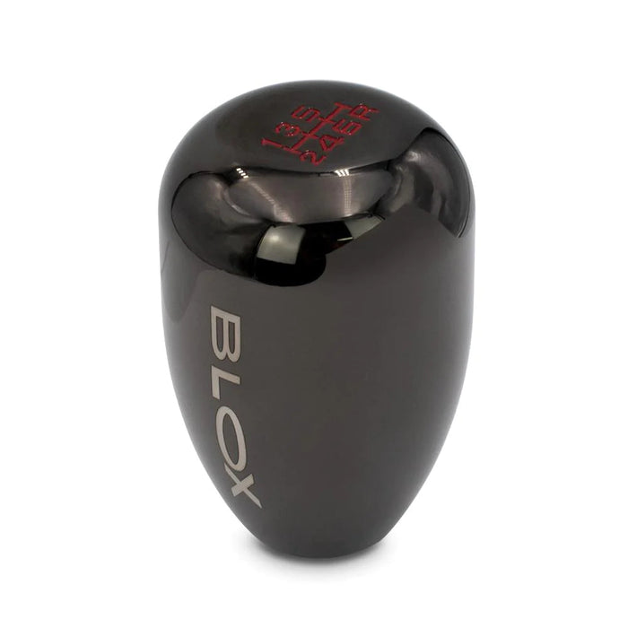 BLOX Racing 5-Speed Billet Shift Knob - Gun Metal 12x1.25mm