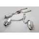 NOVEL Racing Japan Valved Catback Exhaust for Lexus GS F (Center Pipe + Rear Muffler)