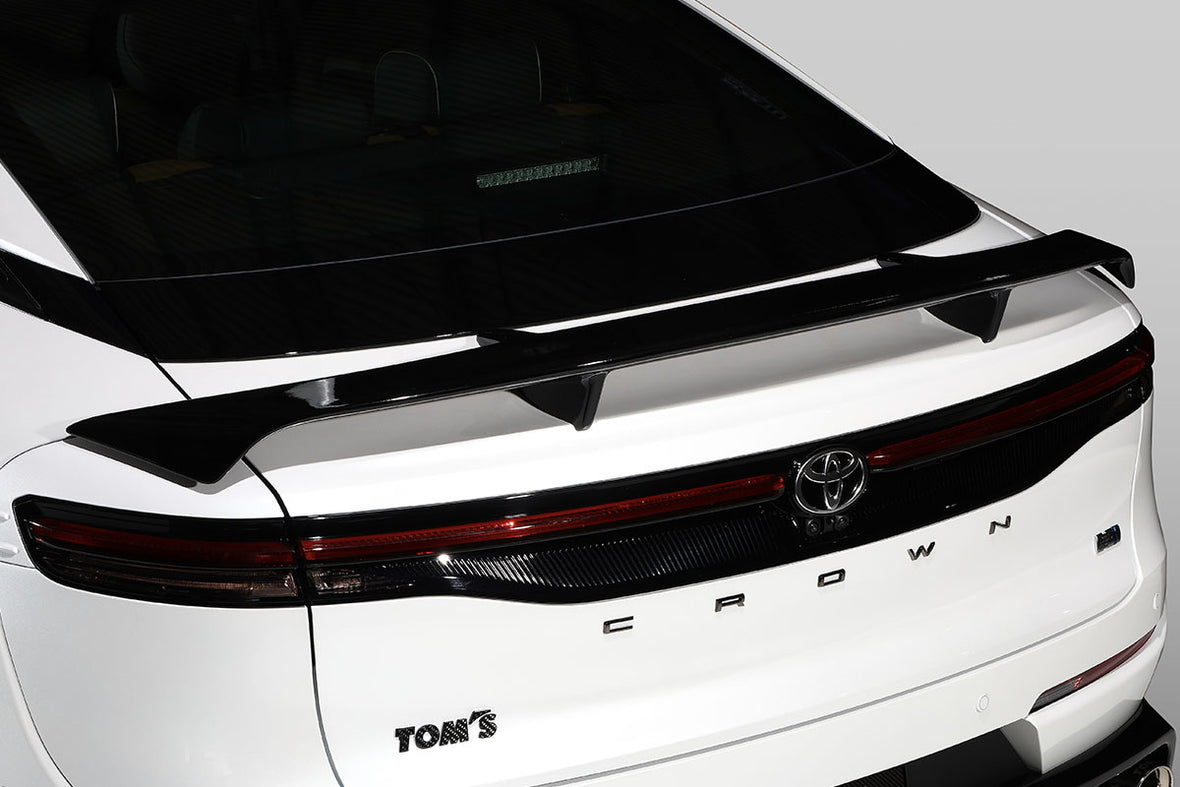 TOM'S Racing - Rear Trunk Spoiler Wing (Painted - Black) - Toyota Crown 2023+