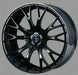 Weds SA-20R Black alloy wheel on a white background